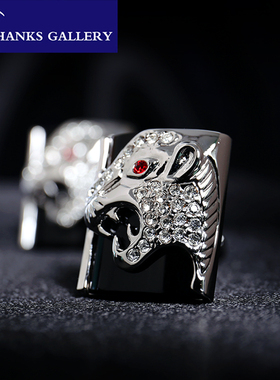 THANKS海外进口设计师款袖扣男士复古轻奢定制高级法式衬衫袖口钉