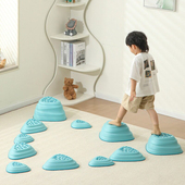 儿童三角过河石平衡感统训练器材幼儿园家庭早教亲子登高游戏玩具