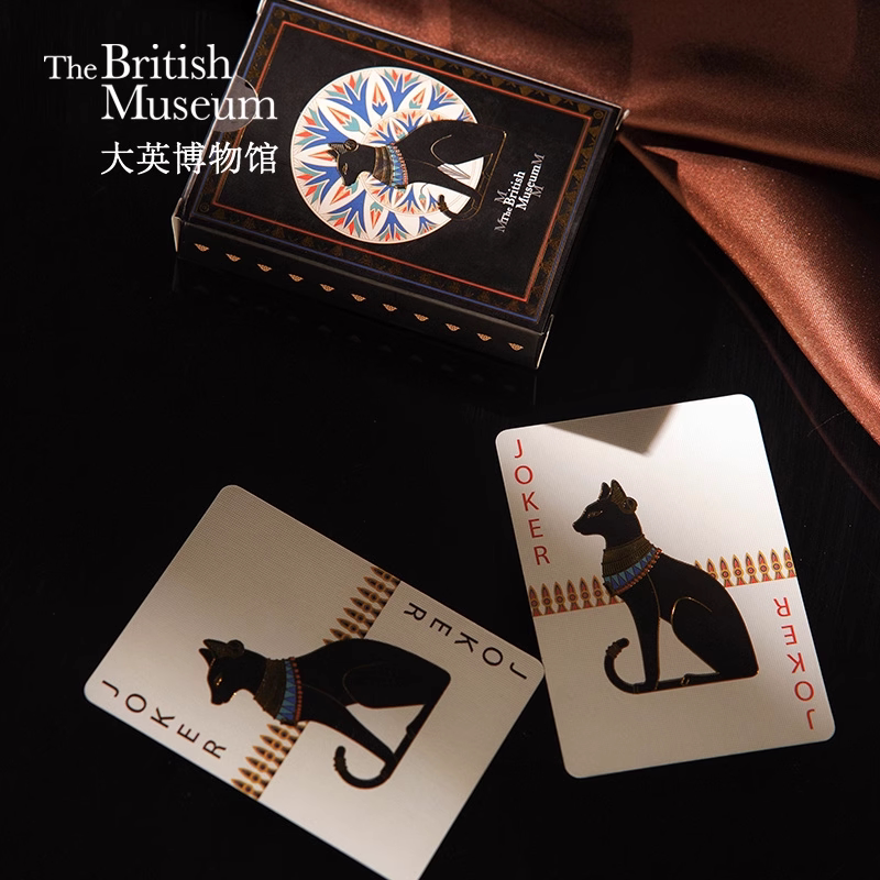 大英博物馆盖亚安德森猫扑克牌艺术卡牌文创礼品生日派对聚会礼物