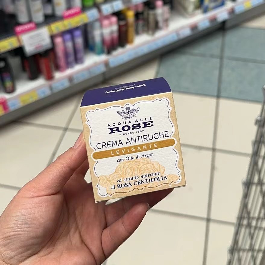意大利 Roberts 古老玫瑰水面霜 50ml  抗皱紧致