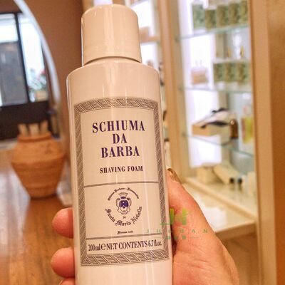 意大利 santa maria novella 刮胡泡沫200ml 保湿修复SMN