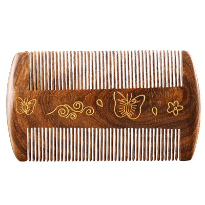 金丝檀木篦子梳去除头屑