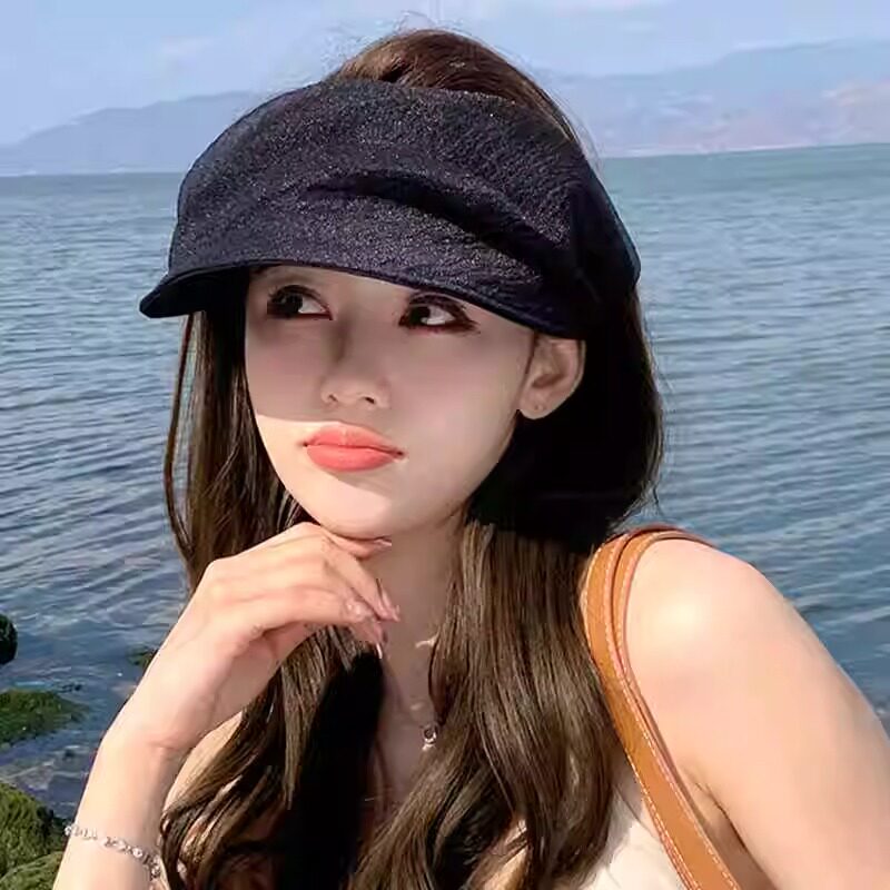 2026新款防晒帽子可折叠发箍两用图片