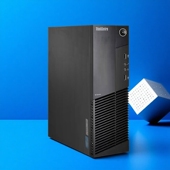 二手品牌联想小台式 办公电脑主机家用商务全套整机双核四核i3i5i7