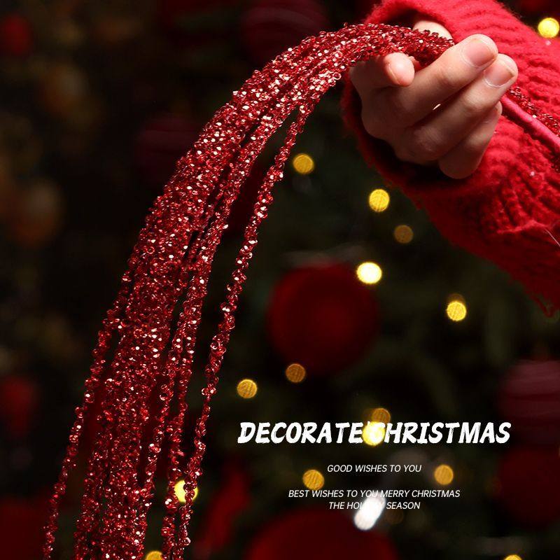 圣诞节烟花棒挂件装饰品家用氛围场景布置创意流苏麦穗插枝插花