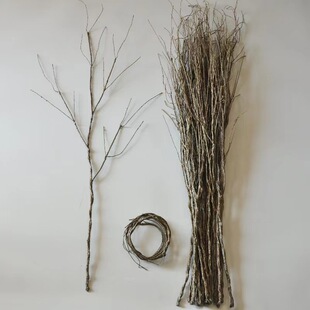 仿真干枯枝枯藤干花植物插花干枝造型设计装饰摆设树枝树藤