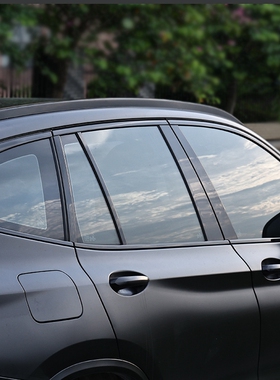 适用于老款宝马X5X6车窗饰条黑色3系x1x2x3改装黑武士车窗装饰条