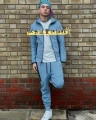 Sky Blue Outfit Model Photo