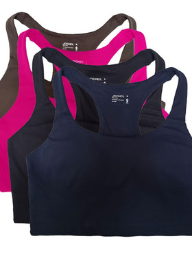 新款运动内衣女防震跑步背心带胸垫健身服夏高强度瑜伽文胸