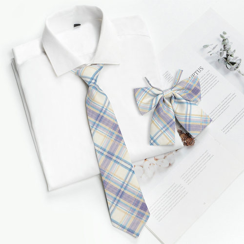 runpaula星野JK日系制服衬衫领结女学院风DK手打学生领带男免打潮