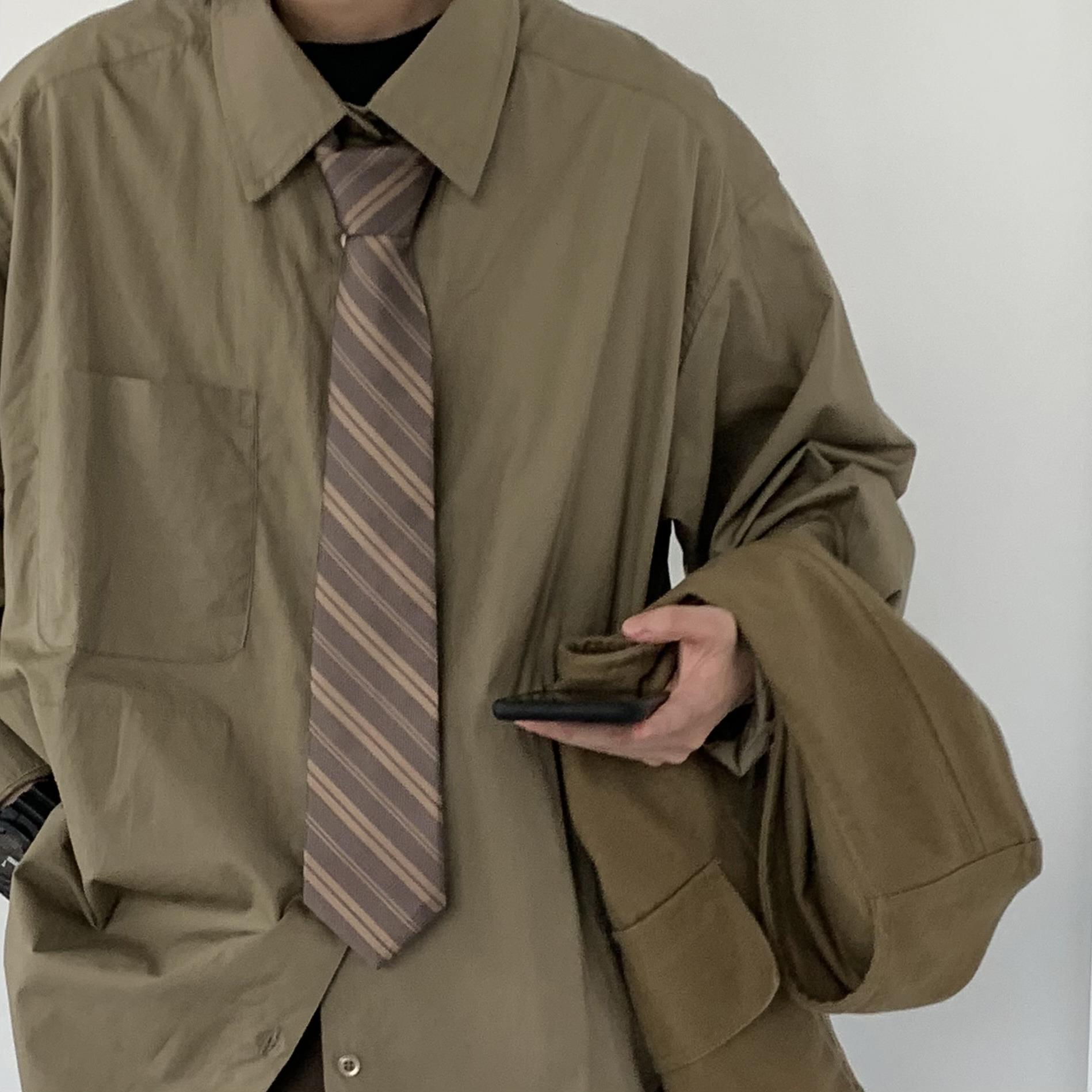 几物jiwuus日系复古条纹领带