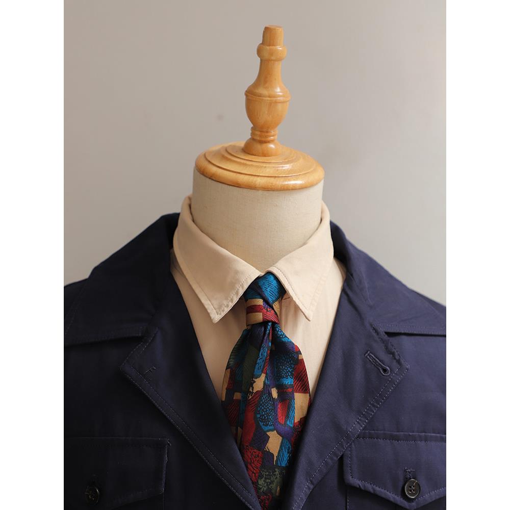 梵高的画作 复古休闲美式印花复古油画领带男女街头雅痞风 礼盒装