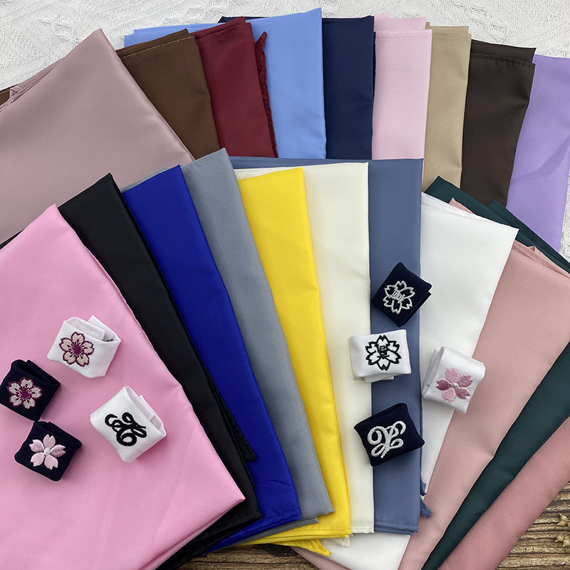 水手服三角巾jk领巾套装日系制服校供学院风纯色大领结粉色蝴蝶结