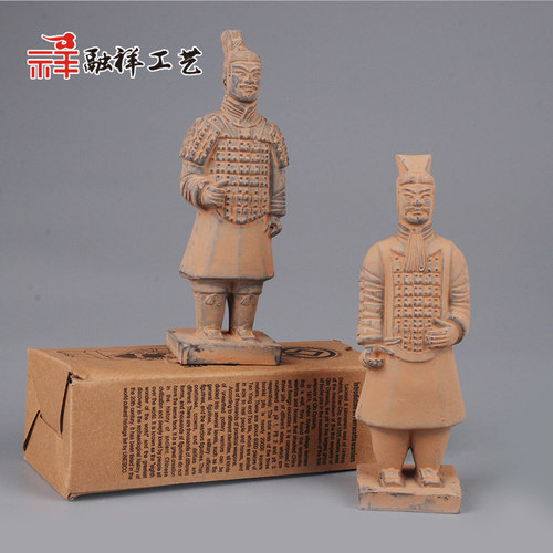 细致的陶土俑15厘米单俑纹理清晰