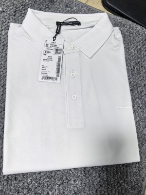G5XTX8362Y利家男装新品极简净色无缝工艺合身版POLO衫男