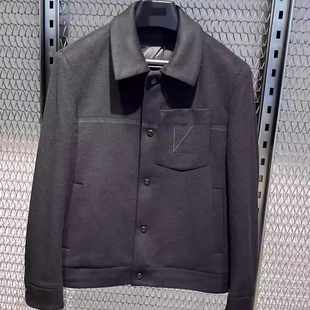 利家男装 9012修身 款 冬羊绒羊毛男夹克外套羽绒内胆23DYR9011S