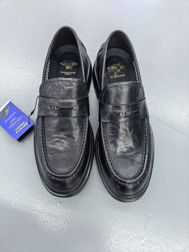 利家新款秋季软底软皮男士乐福鞋真皮休闲皮鞋男款24QXL1041N
