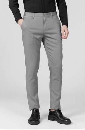 利家男装夏季薄款商务休闲裤男士中腰小脚高弹力20XXK00602 00603