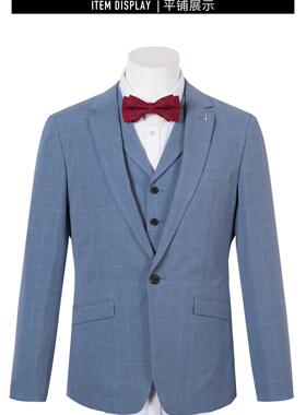 20CXF103SA利家男装西装套装商务正装结婚新郎礼服套西服