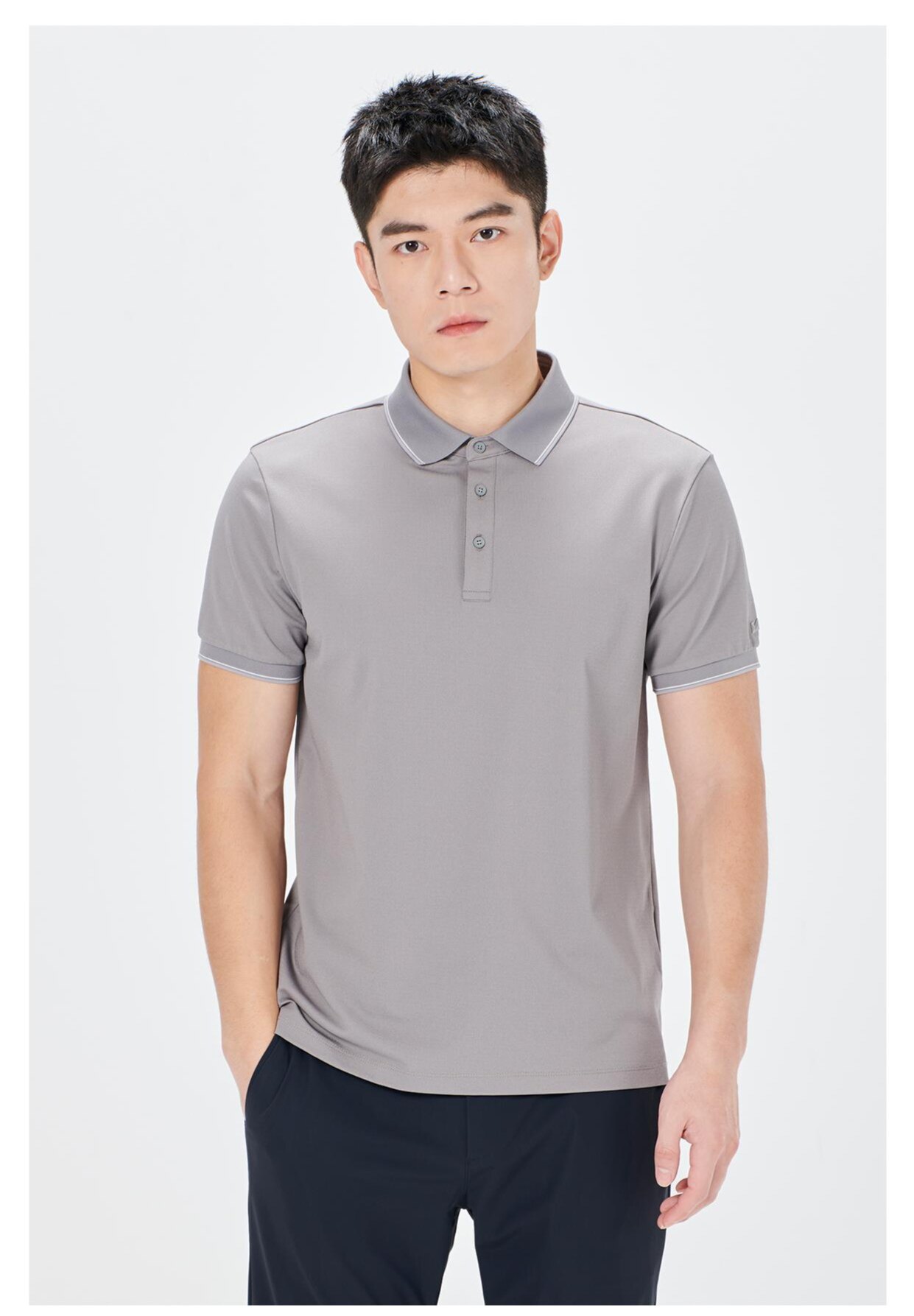 24XTX1091Y 1092Y利家休闲商务男装夏季新款时尚短袖T恤polo衫图片