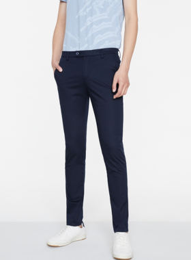 JB1B22712 JB1B21213九抗皱男装春夏藏青修身版冰爽裤休闲裤长裤