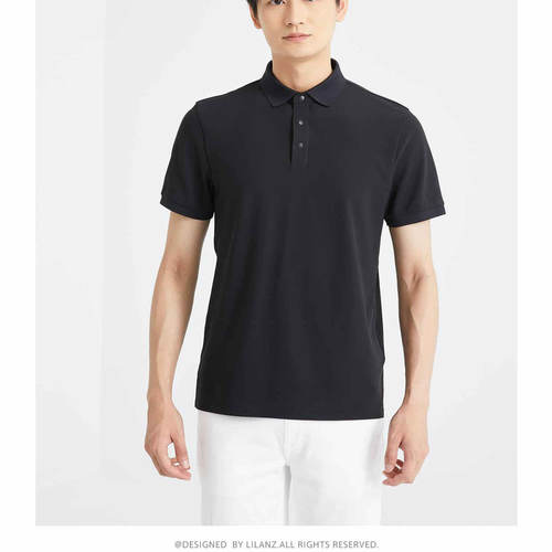 商务时尚翻领POLO衫男