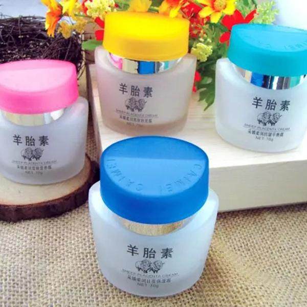 正品采媚羊胎素面霜柔润日夜保湿补水抗皱雪肤营养嫩肤粉底男女