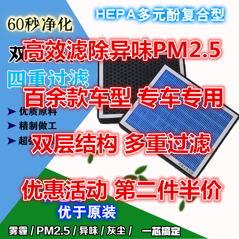 防雾霾除异味甲醛格过滤网