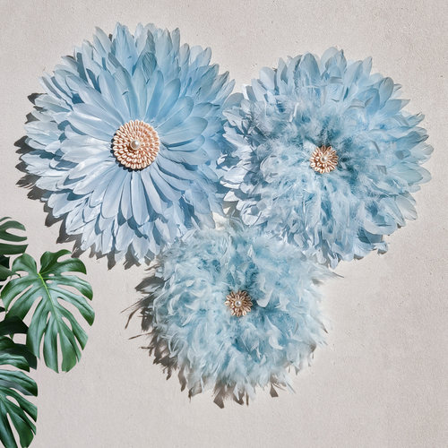 民宿房间ins手工墙面纯手工羽毛