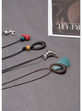 upgranule 秋冬金属吊坠项链小众项链时尚饰品