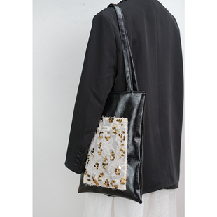 Upgranule 鎏金岁月 小众设计师单肩包原创环保pu通勤包