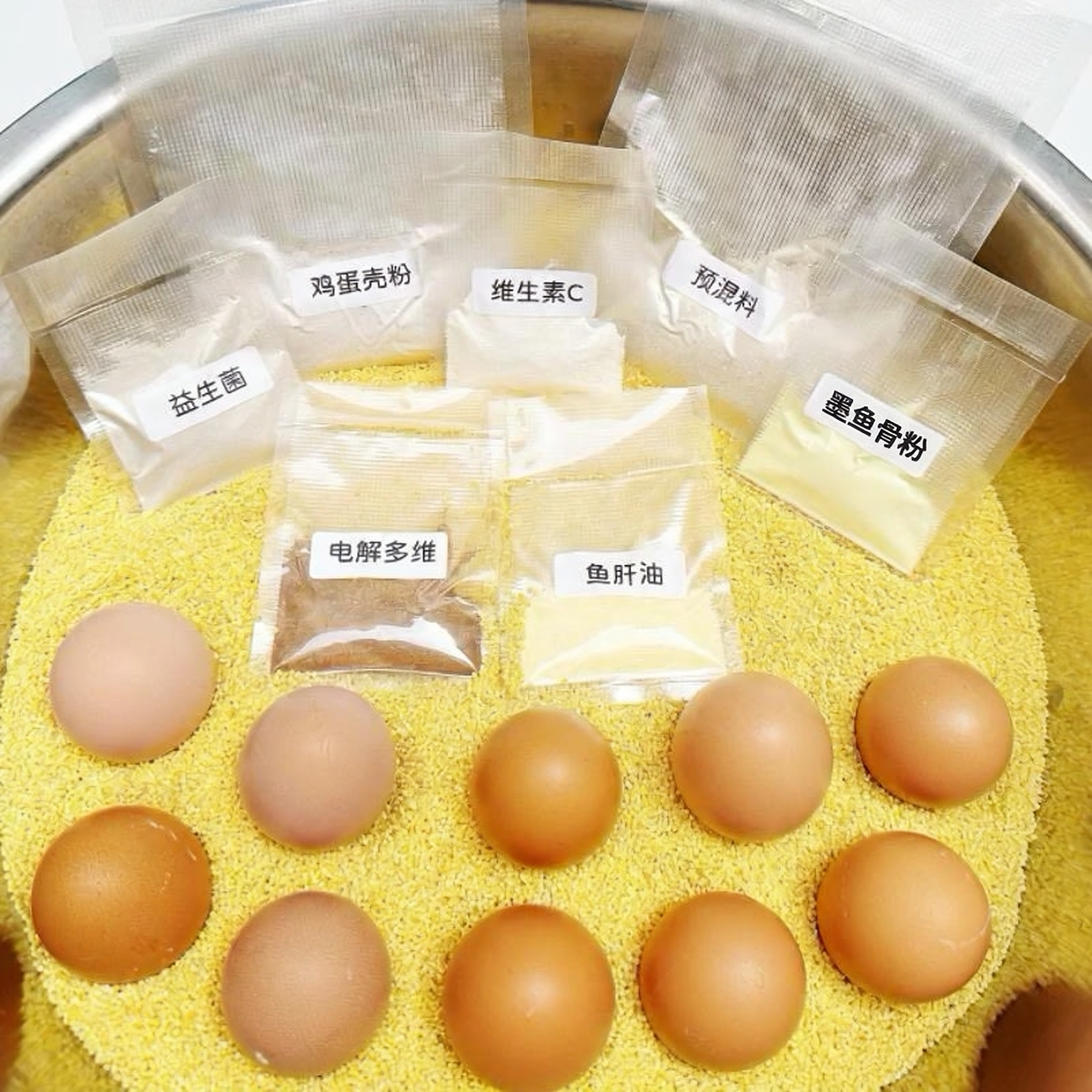营养蛋小米预混料配料鸟食饲料催下蛋踩背受精繁殖文鸟玉鸟鹦鹉