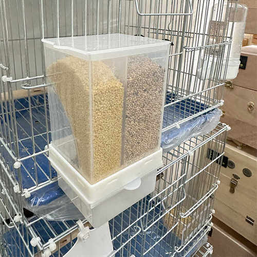 鹦鹉懒人自动下料防撒防漏喂食器