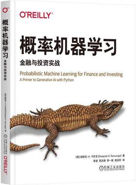 RT正版 概率机器学习:金融与投资实战:a primer to generative Al with9787111772712 迪帕克·卡农戈机械工业出版社工业技术书籍