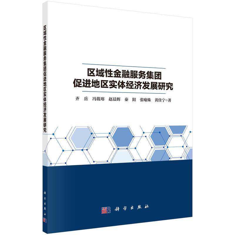 RT正版 区域性金融服务集团促进地区实体经济发展研究9787030703538 齐岳科学出版社经济书籍