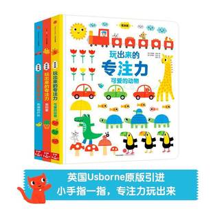 低幼版 专注力 全3册 9787508658414 集团股份儿童读物书籍 RT正版 菲奥娜·瓦特中信出版 玩出来