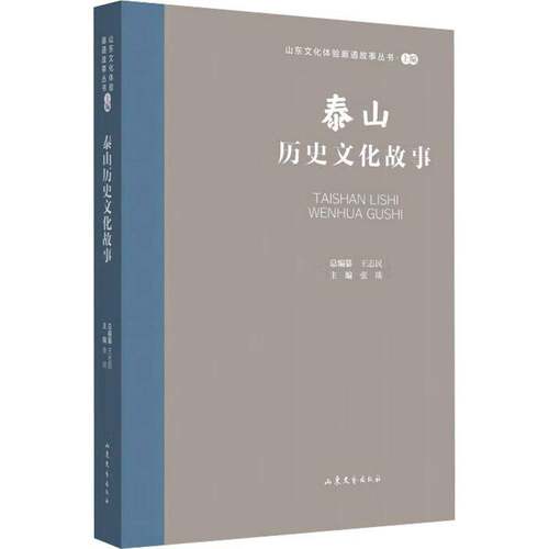 RT现货速发 泰山历史文化故事9787532969067 张琰山东文艺出版社小说书籍