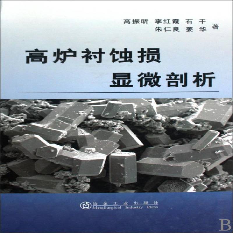 RT正版 高炉衬蚀损显微剖析9787502450977 高振昕冶金工业出版社工业技术书籍