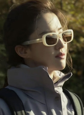 玫瑰同款遮阳偏光墨镜女圆脸显瘦