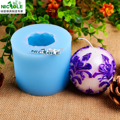 立体蜡烛手工皂硅胶模具