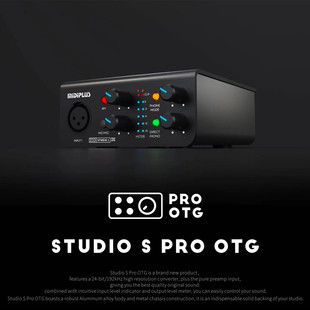 迷笛Midi plus s 声卡唱歌直播专用麦克风电脑通用usb外置全套装