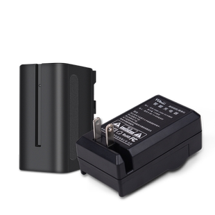 南冠NP-F550/750/960系列单反摄像机锂电池充电器双充wand豌豆miro30c/60c米豆充电宝卡座65W PD适配器电源