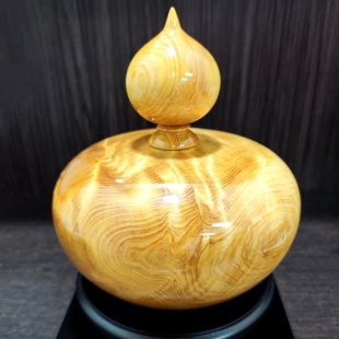 台湾桧木聚宝盆阿里山红桧天然芬多精香气高贵淡雅居家摆件收藏