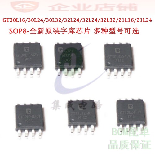 GT30L16M2Y/30L24/30L32S4W/32L24/32L32/21L16S2W/21L24字库芯片