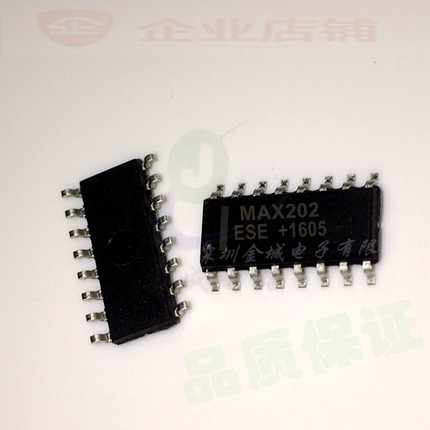 MAX202CSE MAX202ESE  SOP-16 双路 RS-232 线驱动器/接收器,