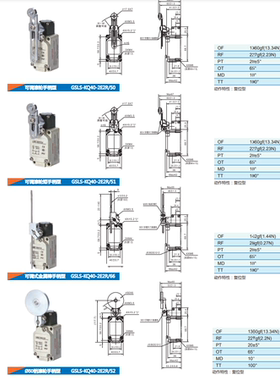 非实价议价议价供应全新行程开关GSLS-KQ40-2E2R/52 GSLS-KQ40-2E