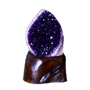 晶贵人天然紫水晶簇紫水晶洞原石家居办公客厅水晶装 饰礼品摆件