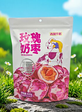 西域华腾玫瑰奶枣独立包装美味