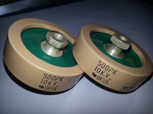 北京飞行CCG81-1高压板形电容500PK 10KV-8KVA