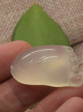 开运玉髓知足常乐吊坠